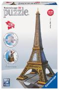 Ravensburger 3D Puzzle 12556 - Eiffelturm - Das UNESCO Weltkultur Erbe und Wahrzeichen von Paris als dreidimensionales Modell für große und kleine Puzzlefans ab 10 Jahren